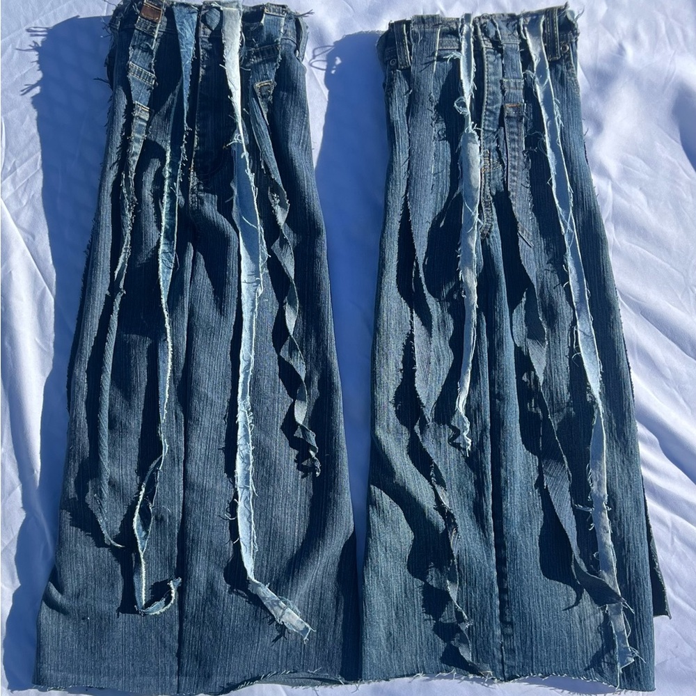Distressed Upcycled Leg Warmers